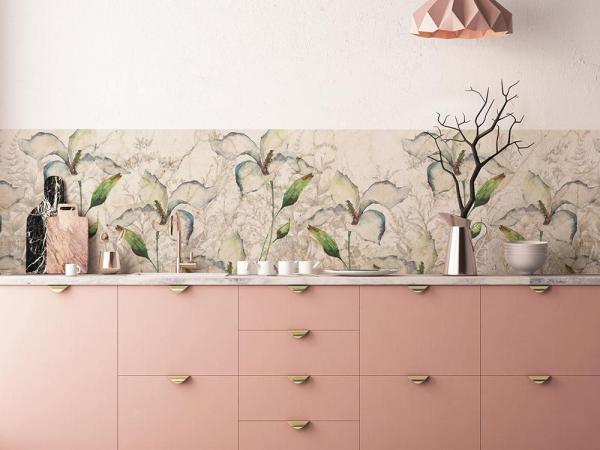 Trang trí nhà bếp bằng giấy dán tường dễ dàng, đơn giản và tiết kiệm